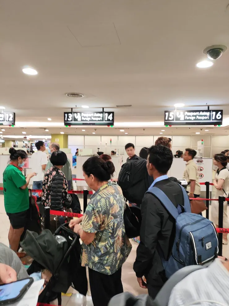 人數不多的檳城機場
