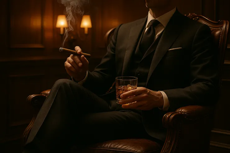 西裝與雪茄：從吸菸裝到現代紳士的文化密碼