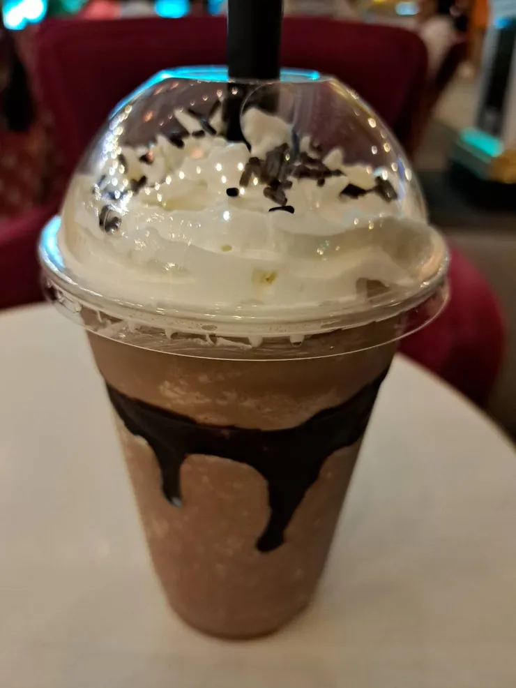 巧克力冰沙140元，okok