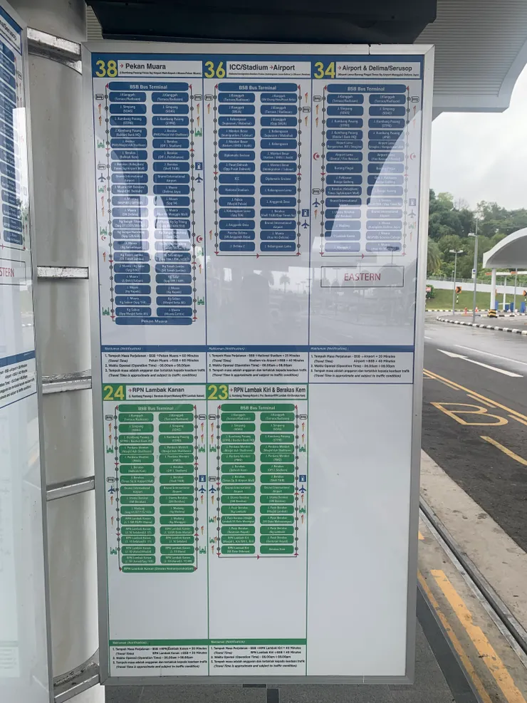 機場巴士站。反正我是看不懂。