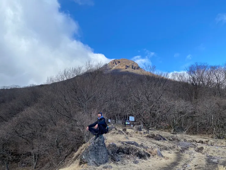 日本大分-由布岳