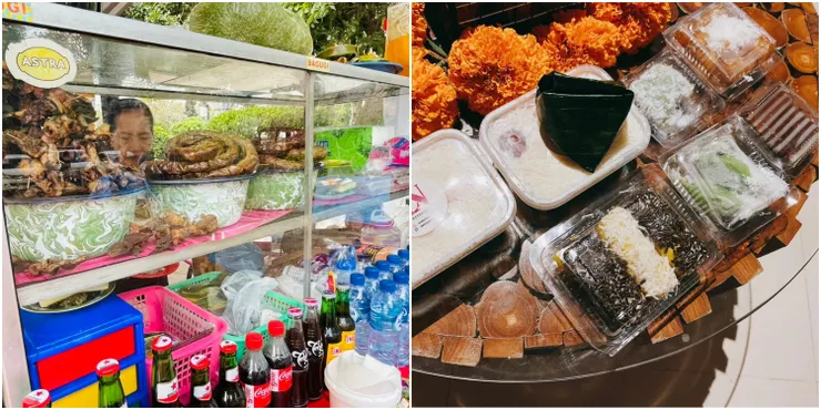 在夜市大快朵頤,又買了一堆甜點,這樣兩大一小的食量不超過台幣300(趙康康提供)