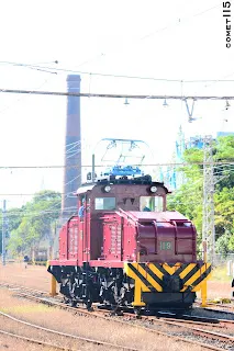 45噸級的19號機關車出發接貨