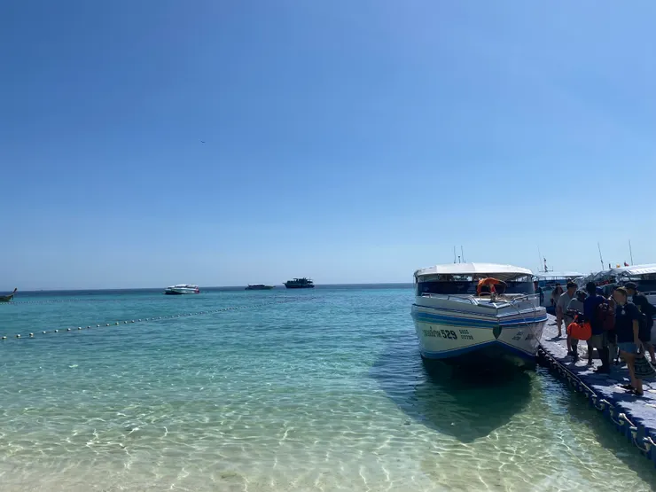 麗貝島下船的碼頭