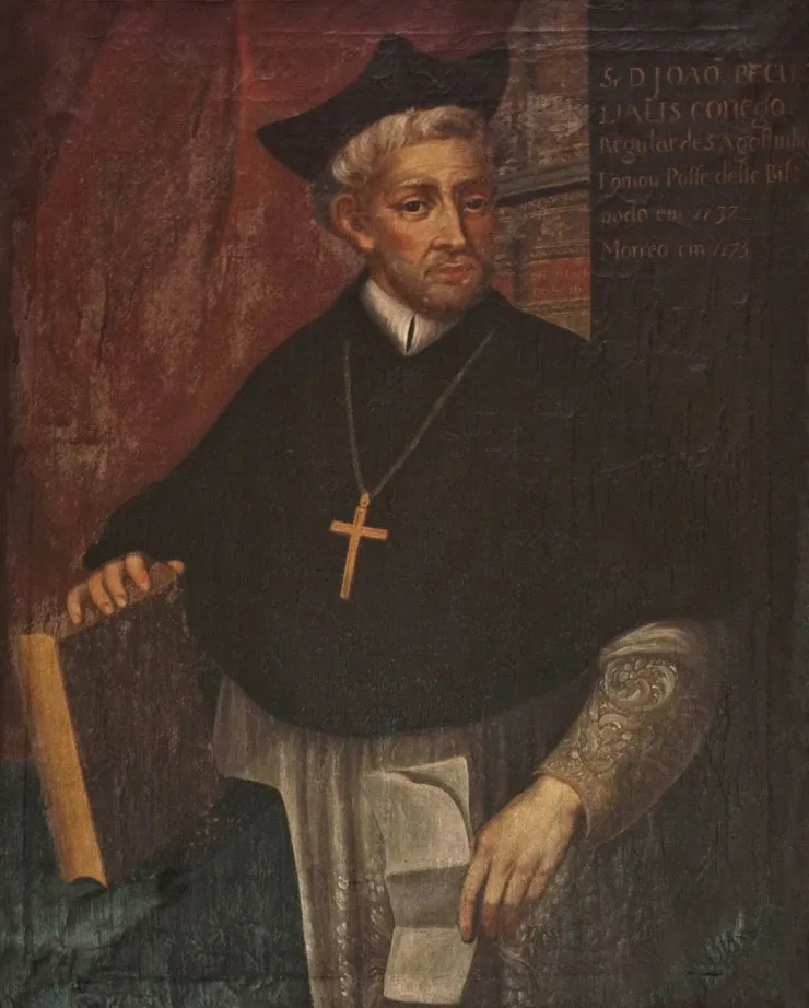 布拉加大主教若昂‧佩庫里亞爾。一生持續為葡萄牙奔走，也見證許多重大場面