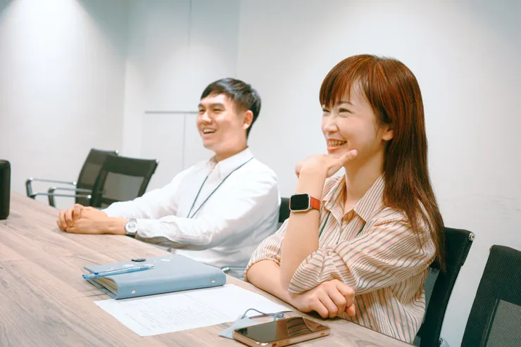 訪談過程也是充滿歡樂與笑聲