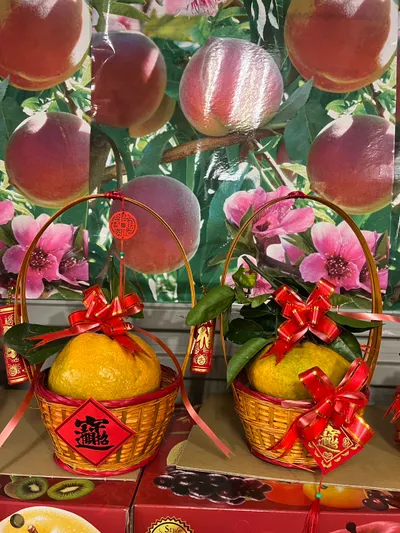 過年壓桌 虎頭橘