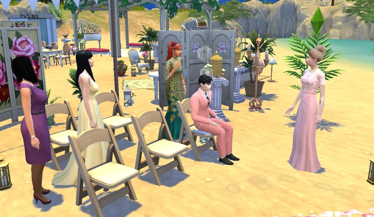 聽芊芊的好友們對新郎的交代 XD...