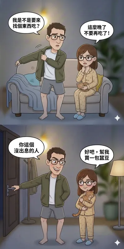 媽吃的不是宵夜，是自由