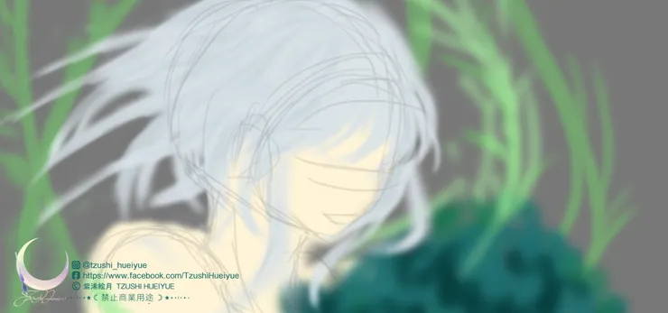 以上圖片為 絵紫浠(絵月) 所繪製創作，絵墨櫺版權，非AI繪製，禁止商用。