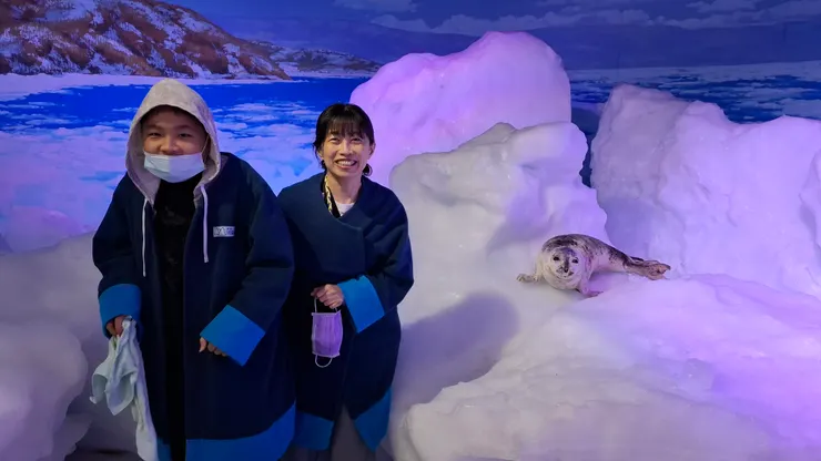 真的好冷喔!冷爆~~