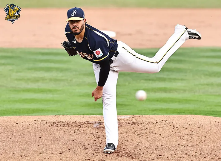 象魔力先發2局3K(圖片來源:中信兄弟FB)