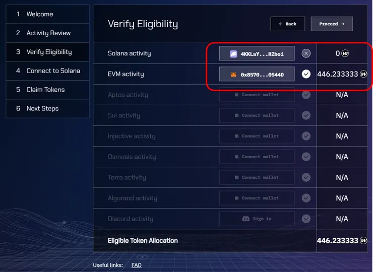 空投日誌#13｜蟲洞 Wormhole 空投，領取教學