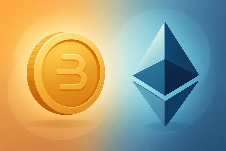 比特幣像「數位黃金」,以太幣則像「區塊鏈作業系統」,用途與風險都不太一樣。