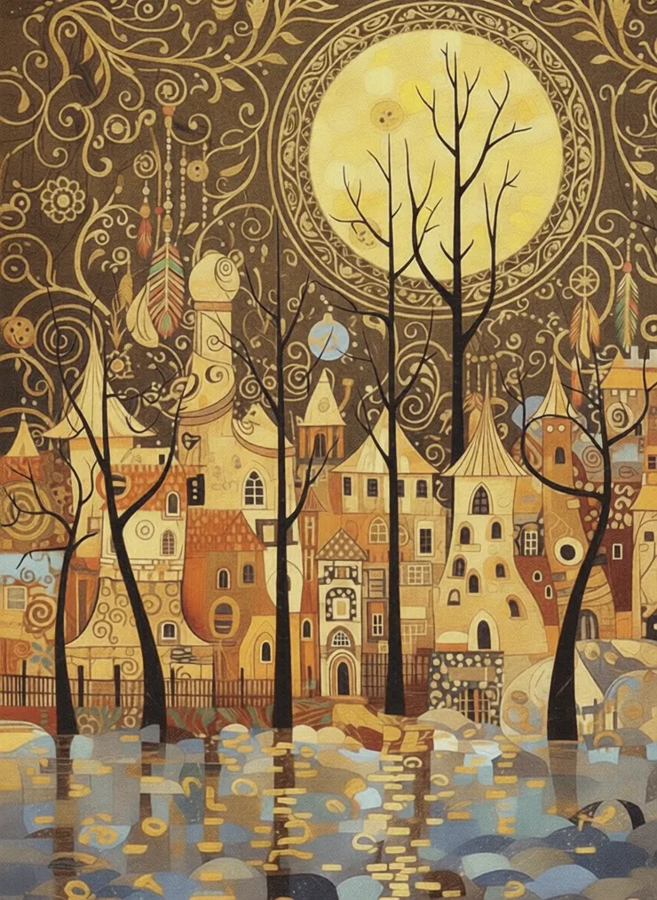 (本幅能量畫,透過與AI大量對話完成)