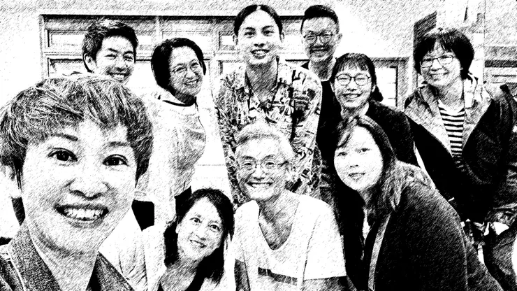 眾樂樂照片，有一半人先離開了。照片提供：Sabina Li-yu Chang