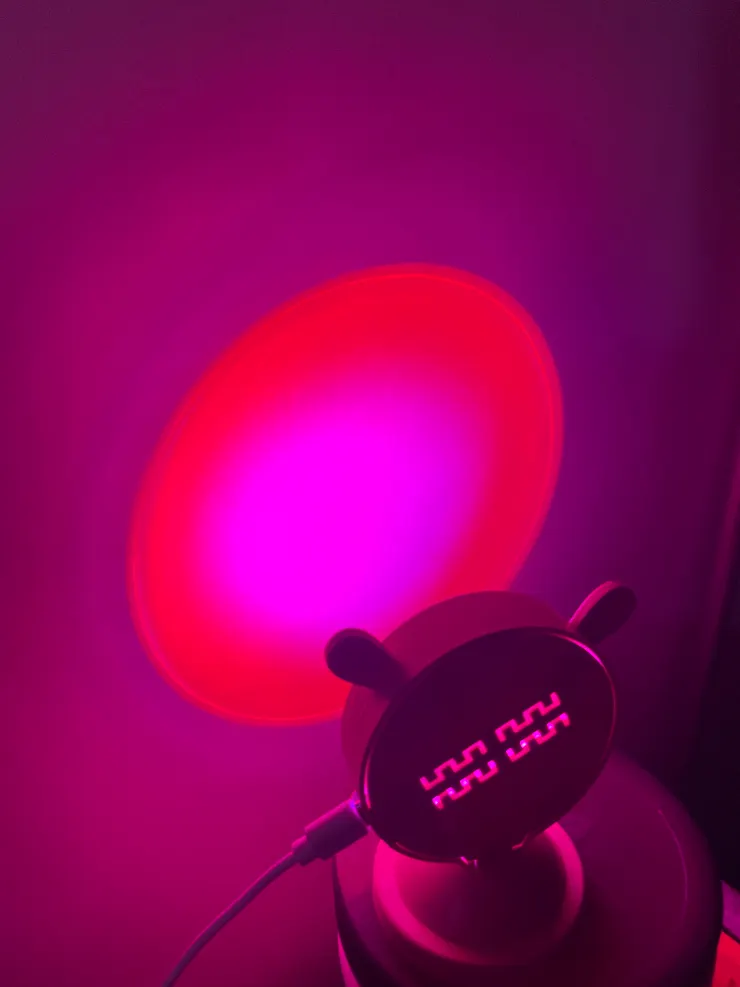 漸層拍不太出來的紅色