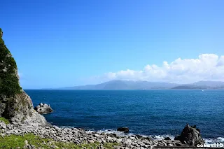 觀景台上可以眺望臺灣本島