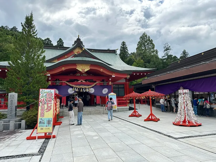 位於仙台城跡內的宮城縣護國神社
