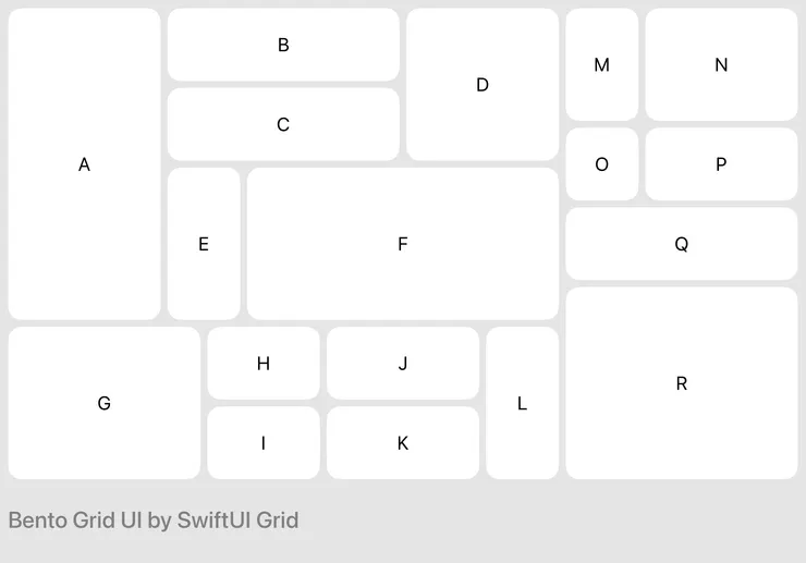 SwiftUI Bento Grid