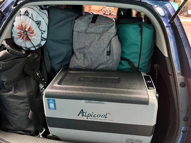 冰箱插上車尾插座