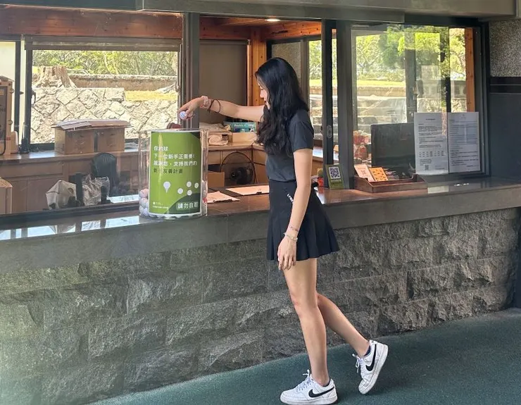 ▲國華高爾夫俱樂部初學者友善計畫邀請資深球友捐二手球 鼓勵新手勇於踏入球場