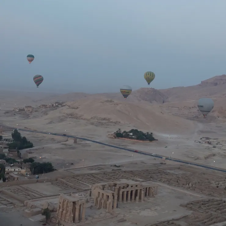 俯視五千年古文明-路克索西岸-