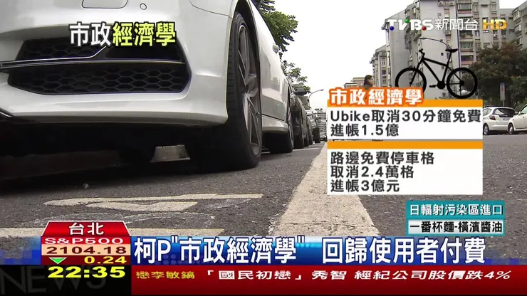 雖然柯文哲貪汙，但在這部分的市政上，還比較符合市場經濟 - 使用者付費