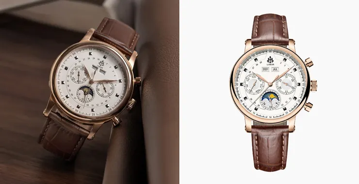 手錶:HERITAGE CANTERBURY BROWN 35MM