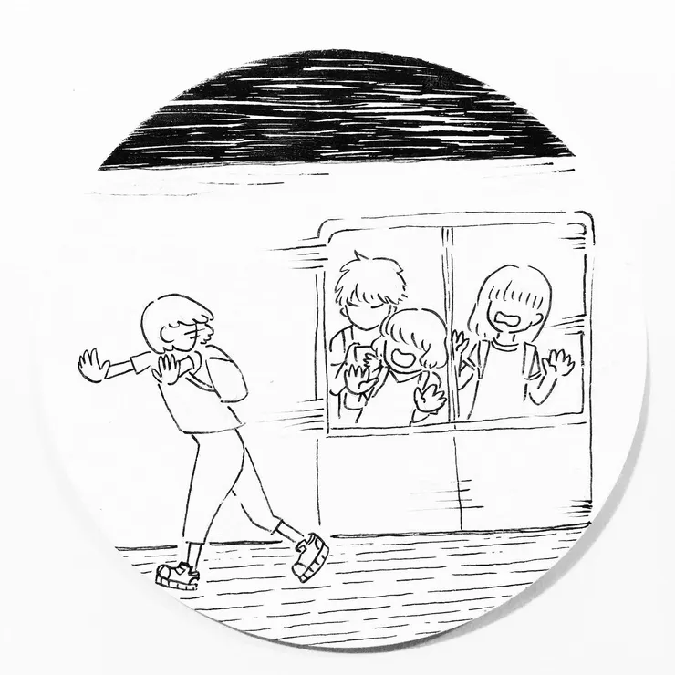 上次跟朋友去自由行（日本）的時候 因為不知道電車有分指定席跟自由席 我們誤闖指定席 到站下車的時候才找不到出口 在電車裡狂奔 最後 只有一個人順利下車 （被我推下去的） 而且那個人完全不會日文 我們才趕快發line叫她不要動 我們坐回去找她 --- 宇宙貓壽司