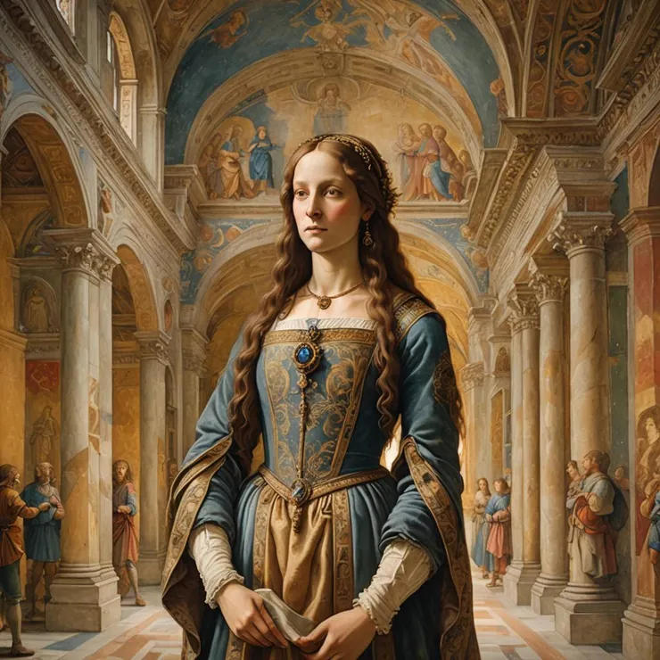 Style : Oil painting 