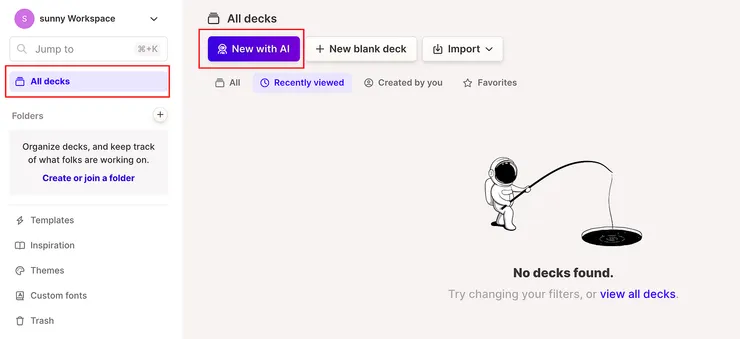 建立新的簡報｜ 圖片來源：自己截圖