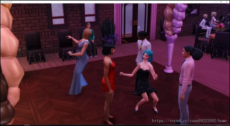 在自訂舞蹈加持下，這舞會多熱鬧啊ＸＤＤＤ