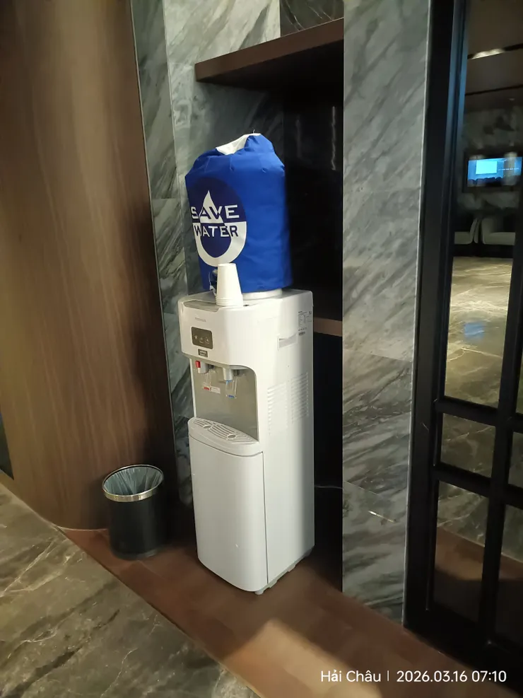 大廳增設了自助飲水機