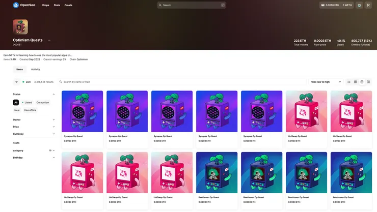 Optimism 新手任務