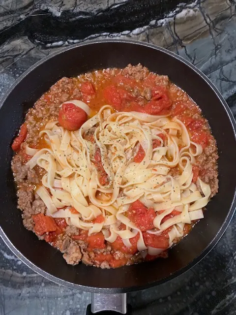 肉醬義大利麵試做，photo by bookarchery