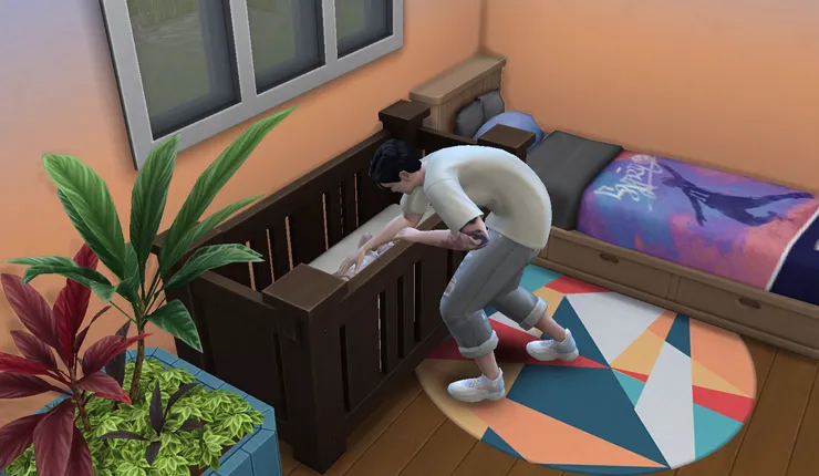 他也很愛桑雅...