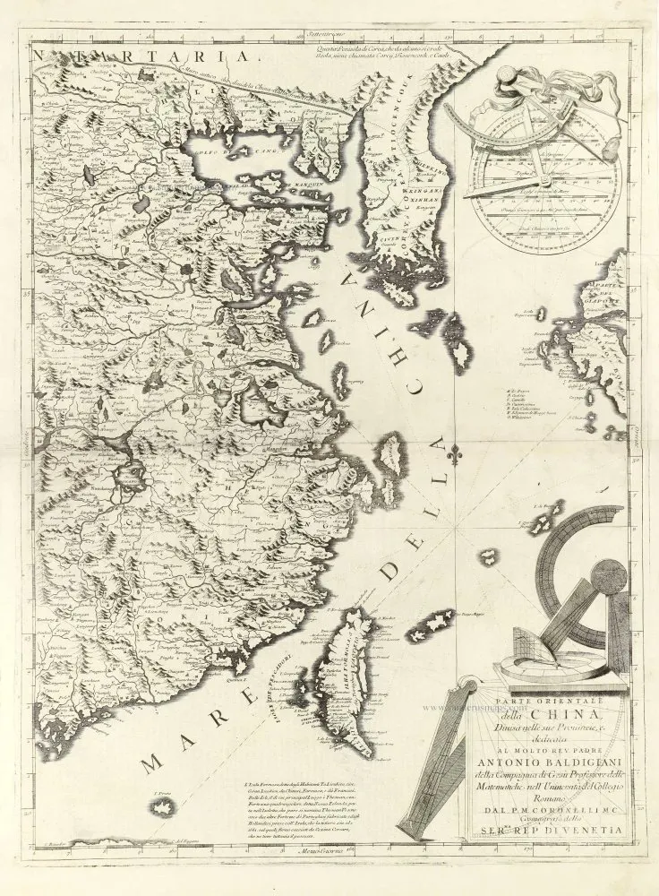 Parte Occidentale della China . . . [with] Parte Orientale della China . . .