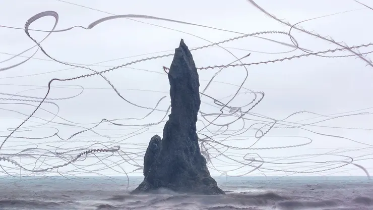 攝影師沙維·博運用合成影像技術，將鳥類飛行的軌跡定格，生動呈現它們在天空中的動態之美。