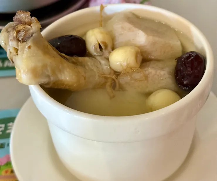 山藥蓮子人蔘雞湯盅