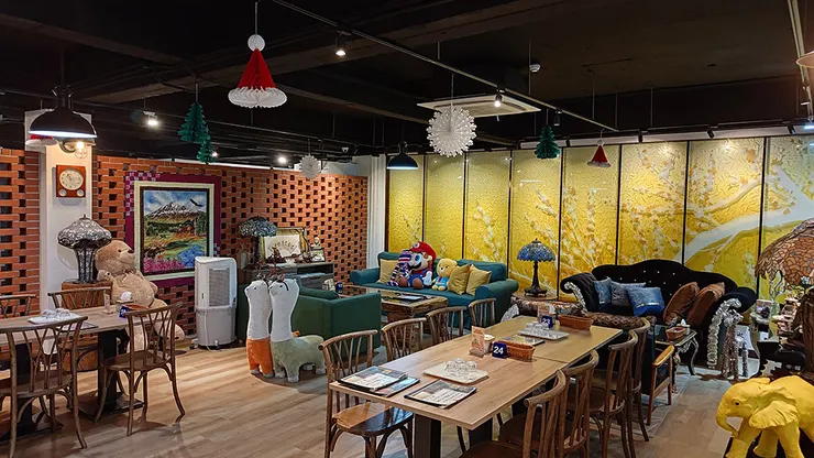 室內用餐的休閒區域