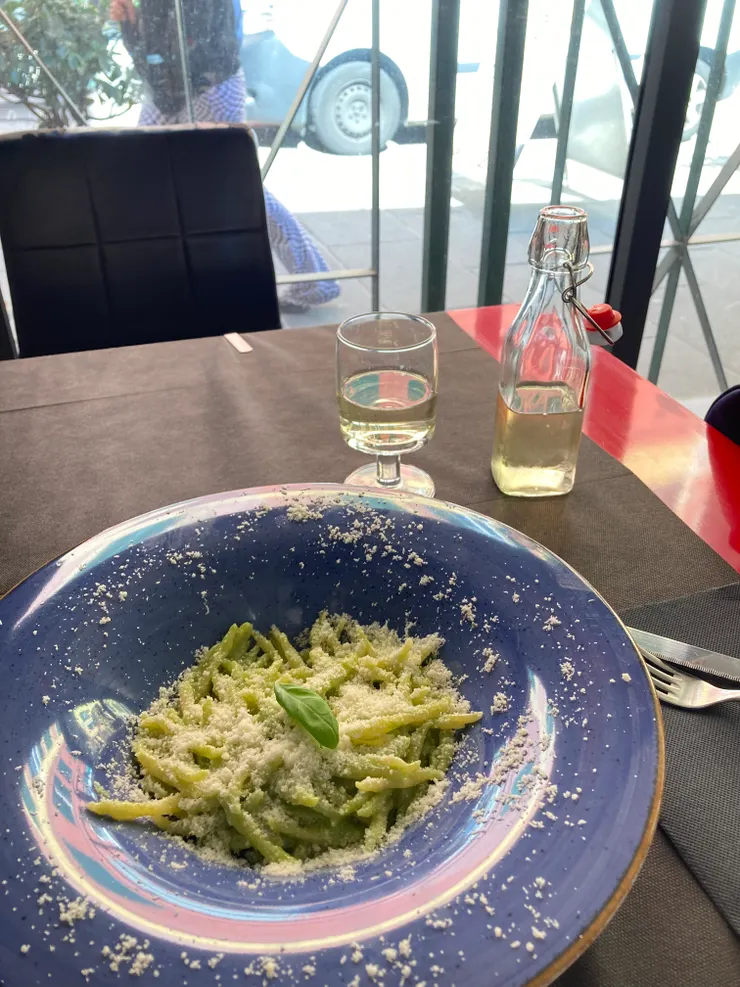 熱那亞的青醬義大利麵pesto