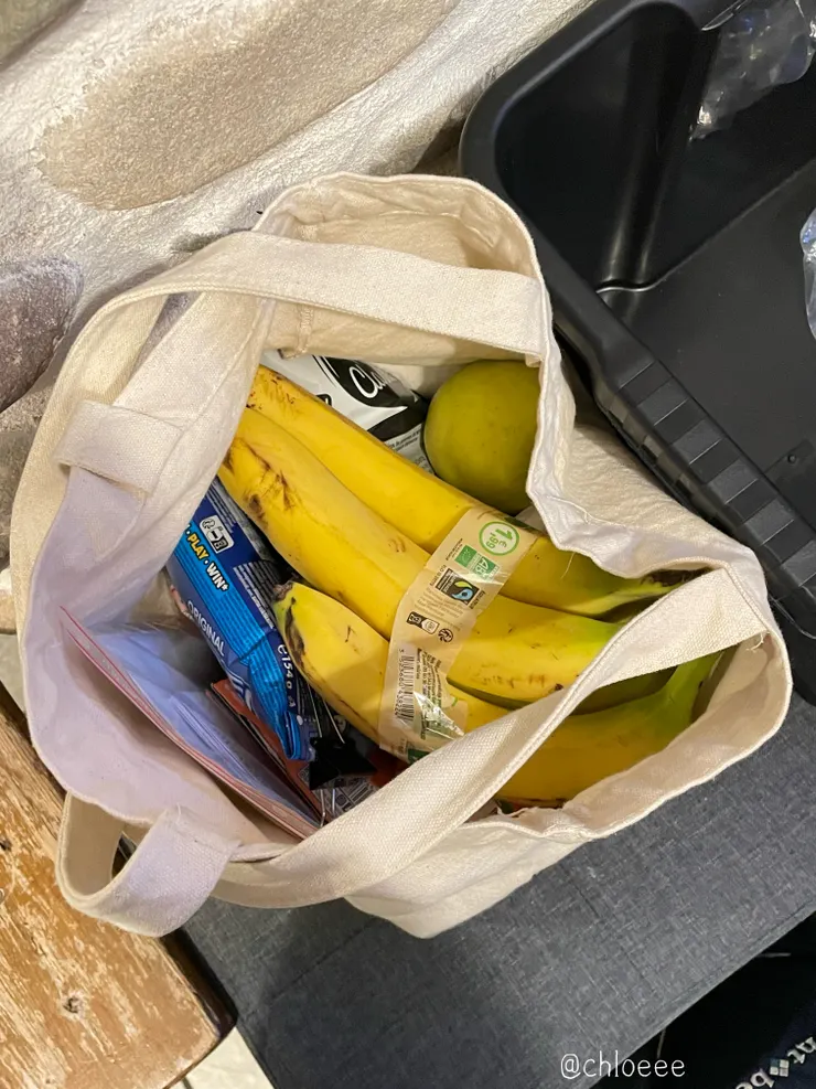 要背著的行動糧，打算沿途把它吃完