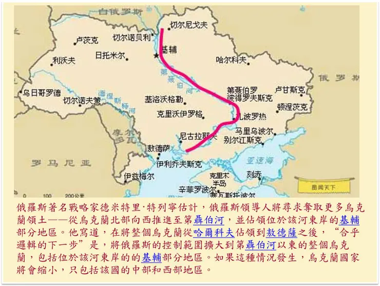 （圖片來源：第聶伯河能保住半個烏克蘭嗎？）