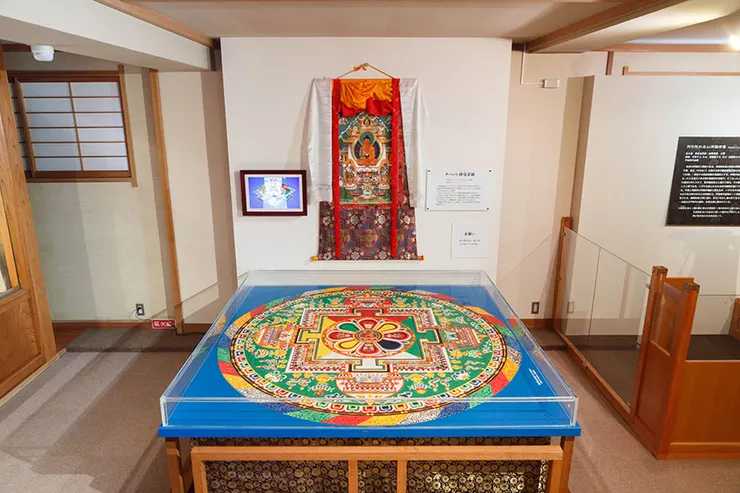 砂曼荼羅。圖片取自善光寺官網。