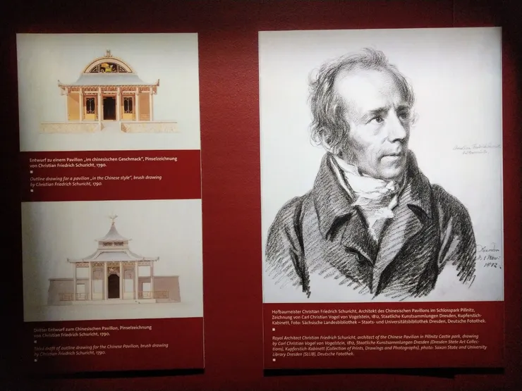 中國風的涼亭與設計新宮的建築師