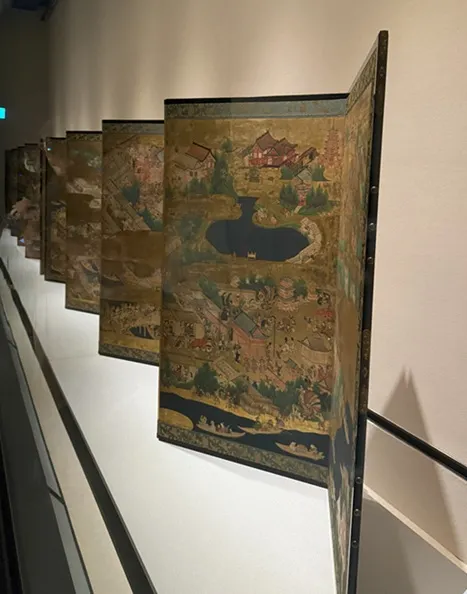 江戶名所圖屏風