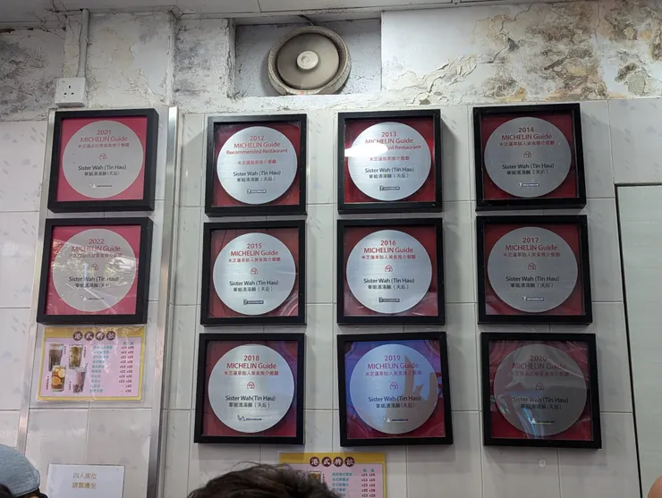 連續多年的米其林/必比登