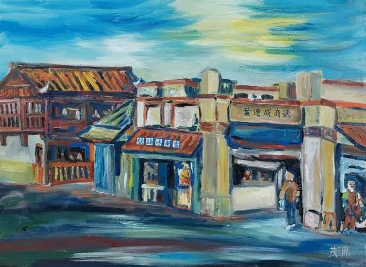 台南市古蹟鹽水八角樓