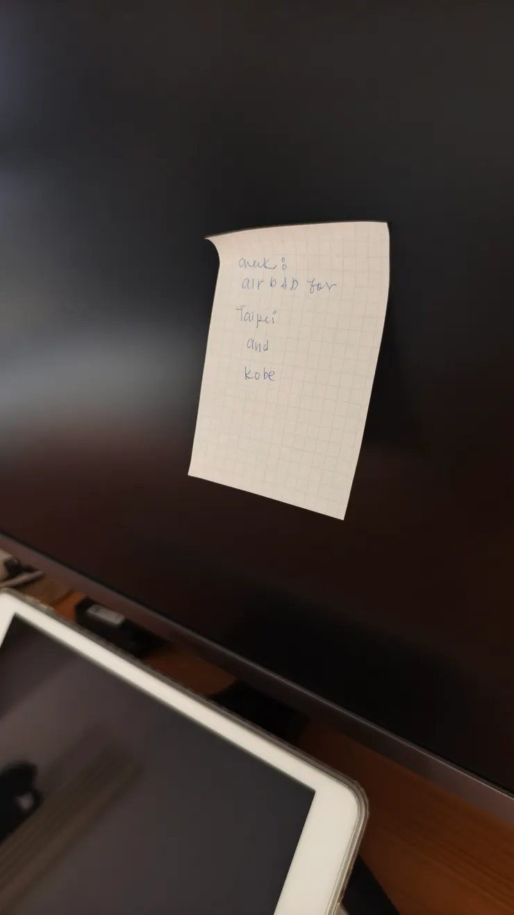 來自太太『愛的叮嚀』